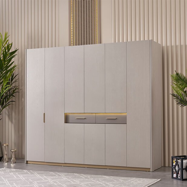 Alara Bedroom Collection 5 Door Wardrobe