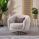 Alara Living - Rotating Armchair with Pillows
