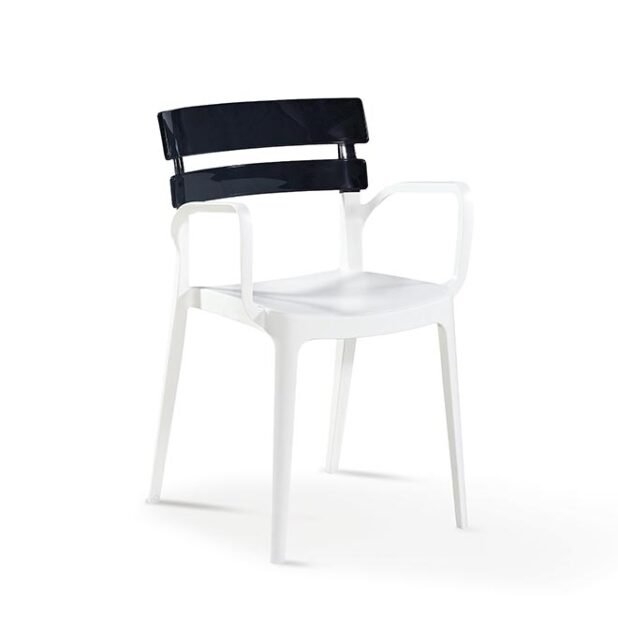 Beatruce Chair White/ Black