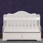 Inci DSM Rocking Baby Bed - White