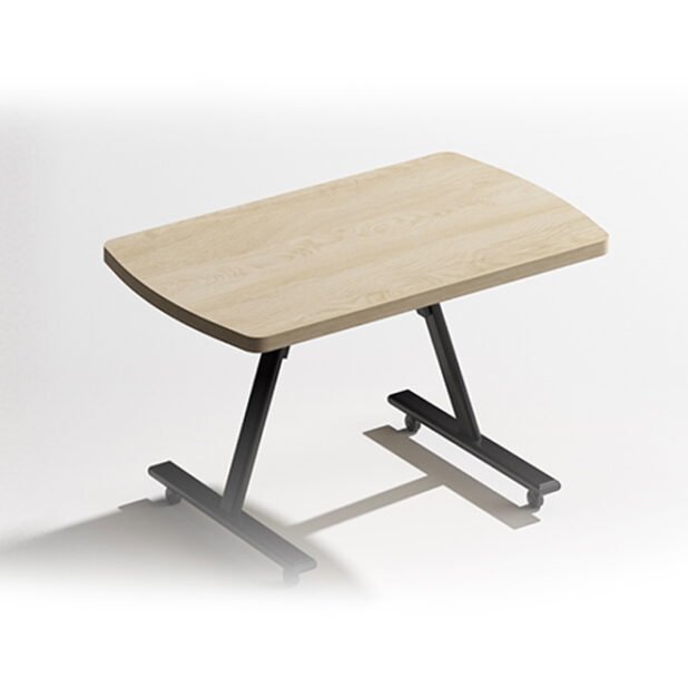 Elise Wooden Coffee Table - Black Legs