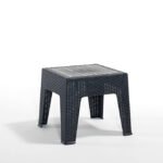 Mocha Table 45 X 45 Dark Grey