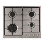 CDA HG6251SS 58cm 4 Burner Gas Hob, Stainless Steel