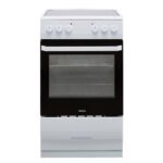 Amica AFC1530WH Ceramic Electric Cooker with Single Oven