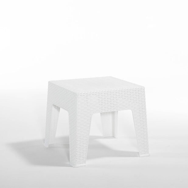 Mocha Table 45 X 45 White