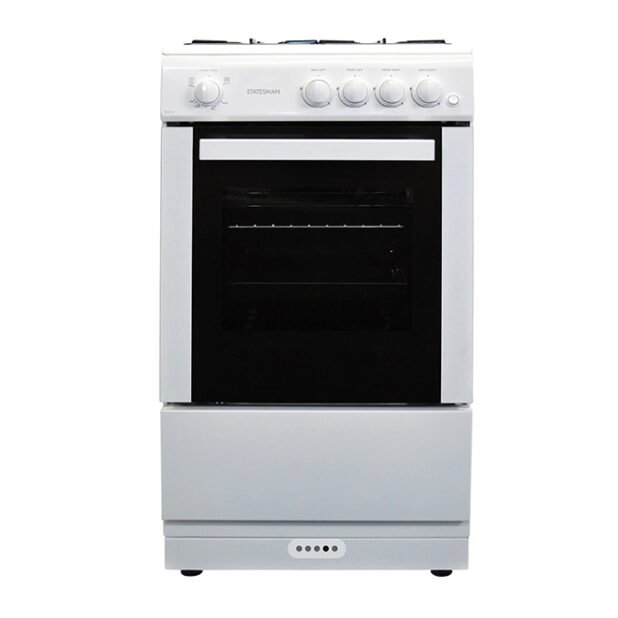 Statesman STUDIO2 50cm Single Cavity Gas Cooker White