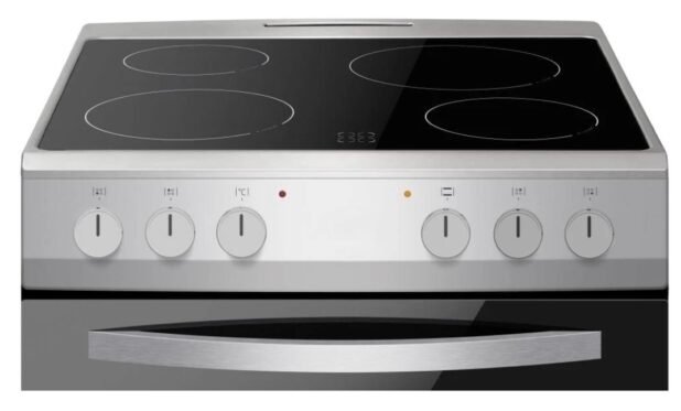Amica AFC601SS Ceramic Electric Cooker with Single Oven - Image 2