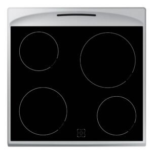 Amica AFC601SS Ceramic Electric Cooker with Single Oven - Image 4