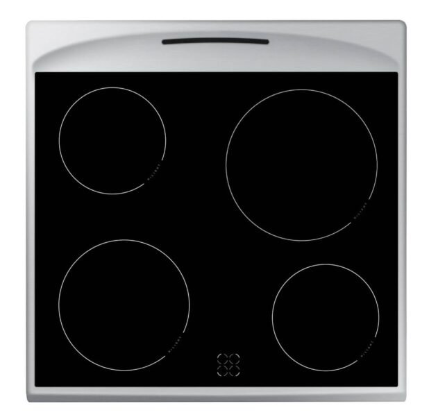 Amica AFC601SS Ceramic Electric Cooker with Single Oven - Image 4