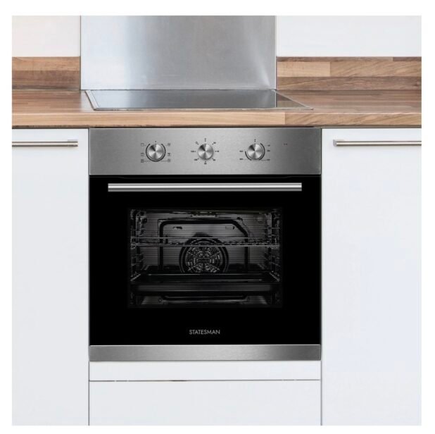 Statesman BSF60SS Built-In Electric Single Oven Stainless Steel - Image 3