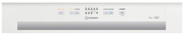 Indesit DBE 2B19 UK Semi-Integrated 14 Place Dishwasher - White - Image 3
