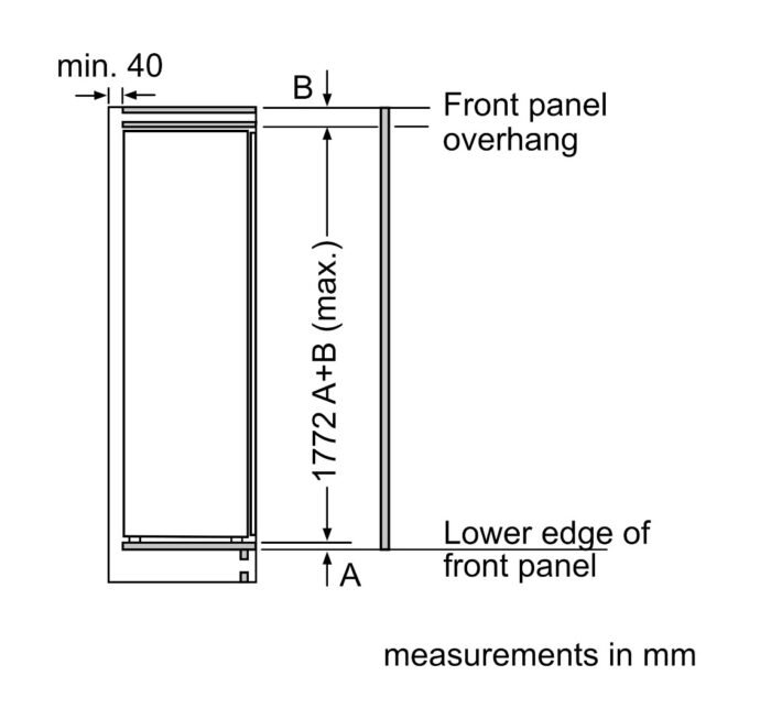 Neff GI7812EE0G N50 No Frost Built-In Fixed Hinge Freezer - Image 3