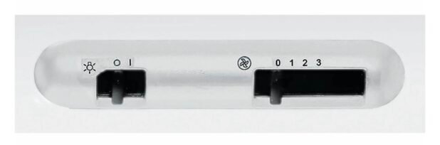 Indesit ISLK 66F LS W 60cm Built-in Visor Cooker Hood - Image 2