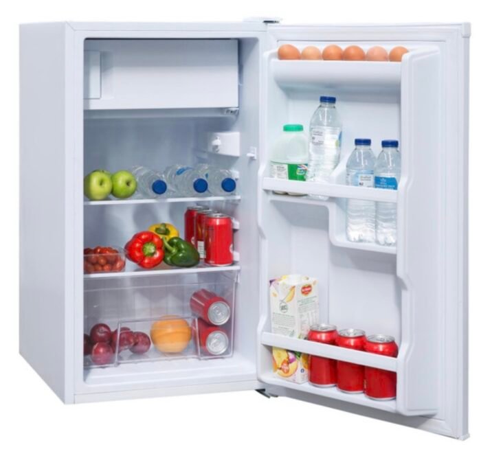 SIA LFIWH Freestanding Under Counter Fridge With Ice Box- White - Image 2