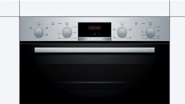 Bosch MHA133BR0B Series 2 Built In Electric Double Oven, Stainless Steel - Image 3