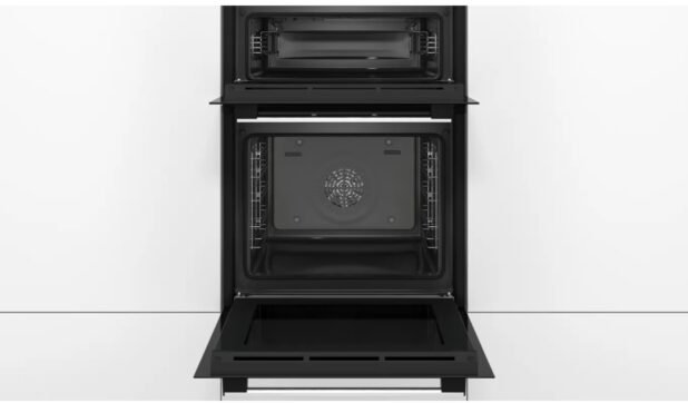 Bosch MHA133BR0B Series 2 Built In Electric Double Oven, Stainless Steel - Image 2