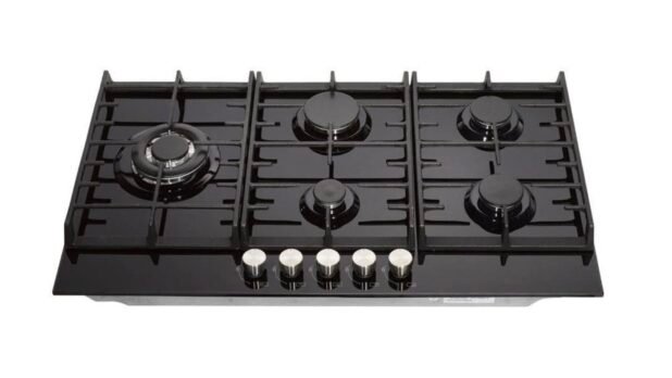Teknix SCGH91B Black 90Cm 5 Burner Gas Hob - Image 4