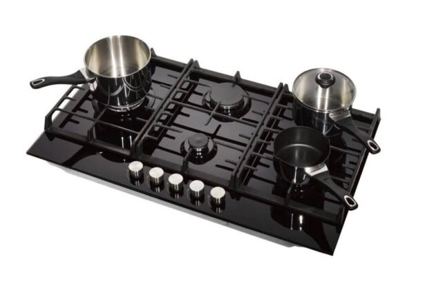 Teknix SCGH91B Black 90Cm 5 Burner Gas Hob - Image 3