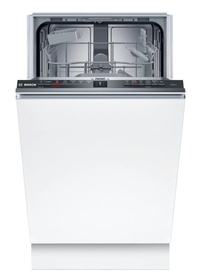 Bosch SPV2HKX42G Series 2 Fully Integrated Slimline Dishwasher, Stainless Steel - Image 3