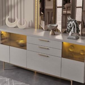 Alara Dining - Console Table with Mirror - Image 3