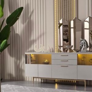 Alara Dining - Console Table with Mirror - Image 2