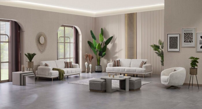 Alara Living - 3 Seater Sofa with Pillows - Image 3
