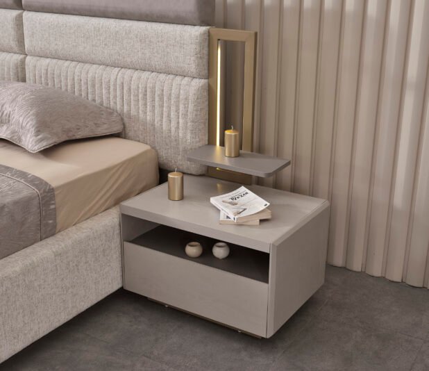 Alara  Bedroom  Night Stand with Touch Light - Set of  2 - Image 4