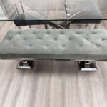 Ariana Grey Dining Table Bench