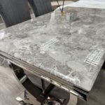 Ariana Grey Marble Stone Dining Table