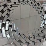 Emmile Swirl Roman Clock - Sliver