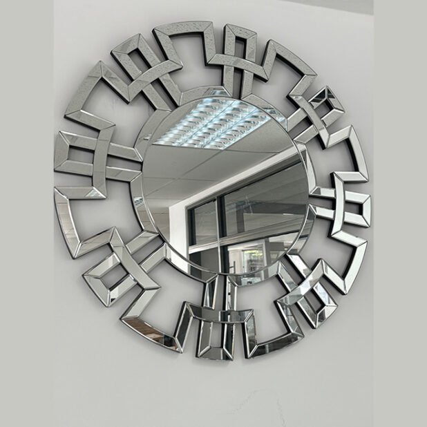 Emmile Tetris Roman Clock - Silver