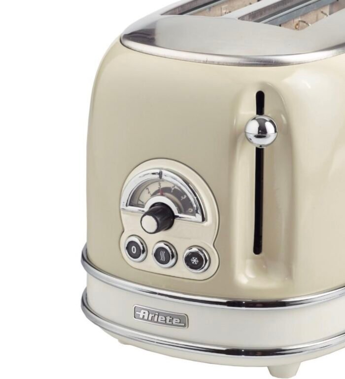 Ariete AR5513 Vintage 2 Slice Toaster - Cream - Image 4