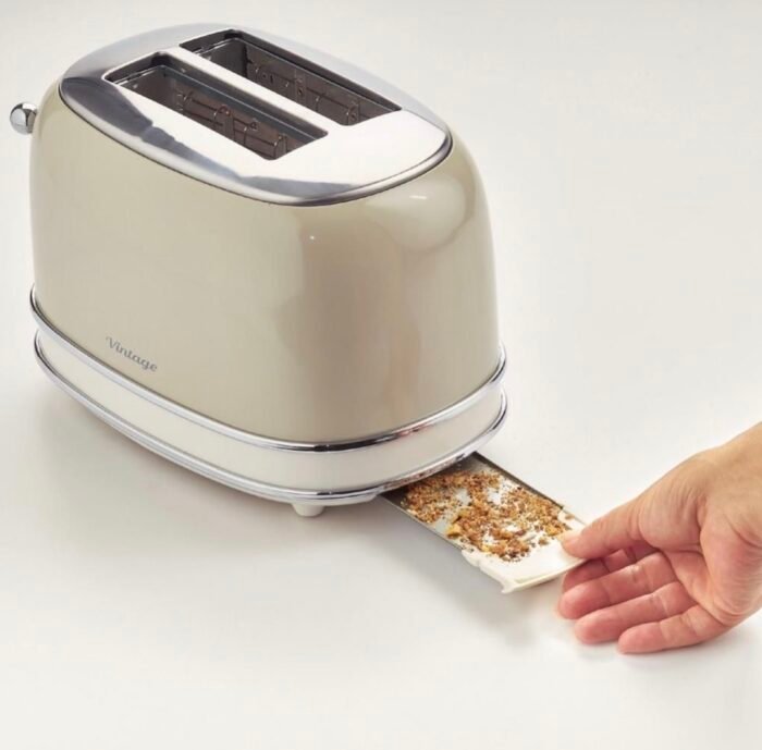 Ariete AR5513 Vintage 2 Slice Toaster - Cream - Image 3