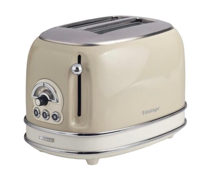 Ariete AR5513 Vintage 2 Slice Toaster - Cream - Image 2
