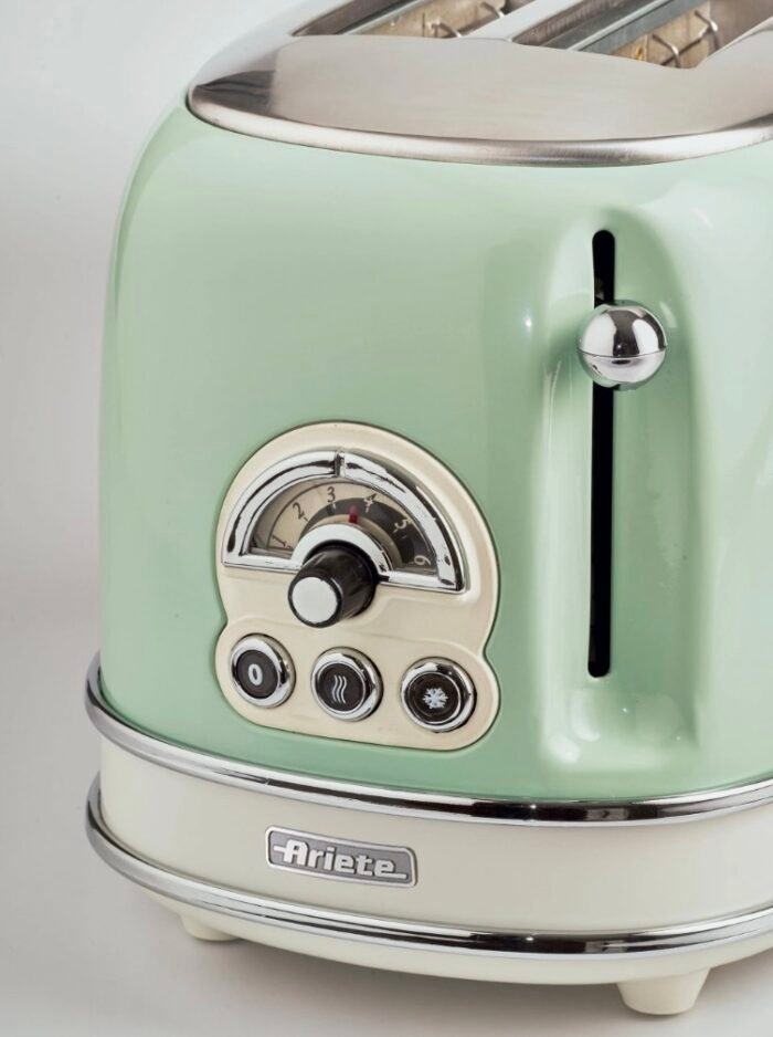 Ariete AR5514 Vintage 2 Slice Toaster - Green - Image 2