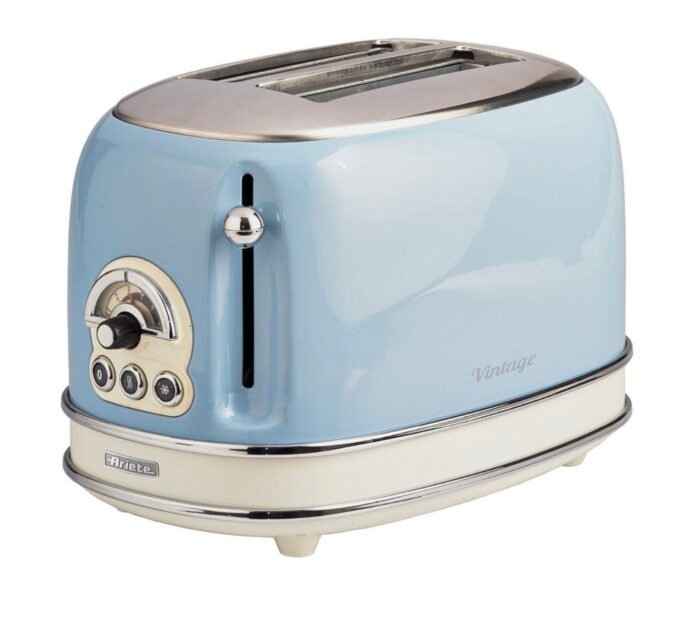 Ariete AR5515 Vintage 2 Slice Toaster - Blue