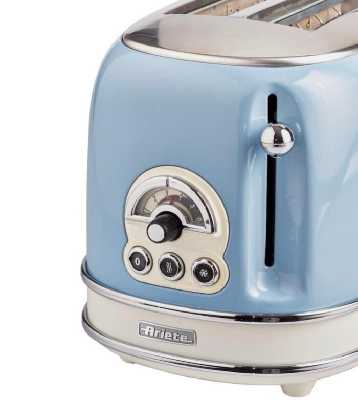 Ariete AR5515 Vintage 2 Slice Toaster - Blue - Image 2