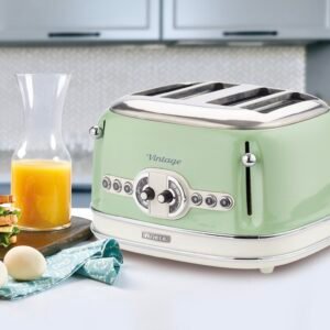 Ariete AR5604 Vintage 4 Slice Toaster - Green - Image 3
