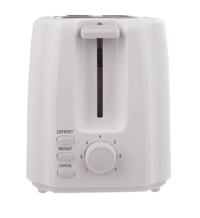 Igenix IG3011 2 Slice Toaster, Deep Slots and  Adjustable Browning Control, Removable Crumb Tray  for Easy Cleaning, Defrost and Reheat Function, 750 W  White - Image 3