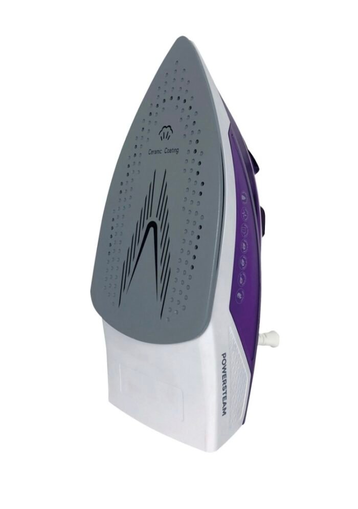 Igenix IG3122 Power Stream 2200W Steam Iron - Purple & White - Image 3