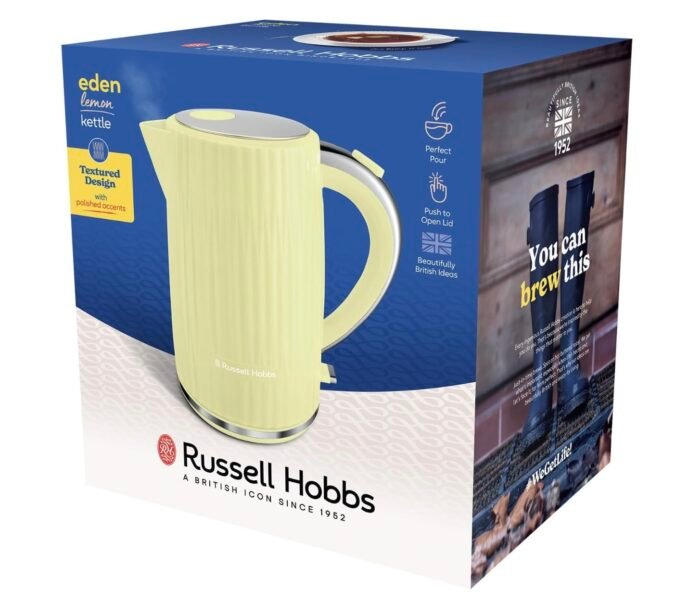Russell Hobbs RH7373 1.7L Eden Kettle - Lemon - Image 5