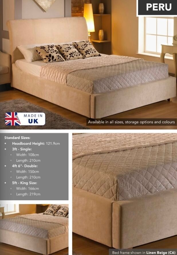 E Home Upholsed Bed