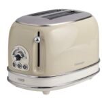 Ariete AR5513 Vintage 2 Slice Toaster - Cream