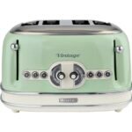 Ariete AR5604 Vintage 4 Slice Toaster - Green
